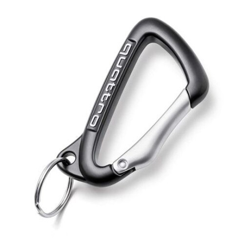 Breloc cu logo Audi, Carabina, Negru